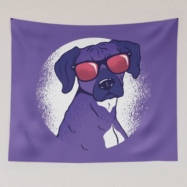 Item preview, Cool Dog Wearing Sunglasses designed and sold by CoolSilhouettes.
