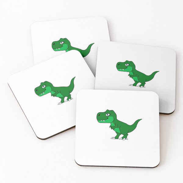 Item preview, Green t-rex cartoon  designed and sold by stickerssbysyd.