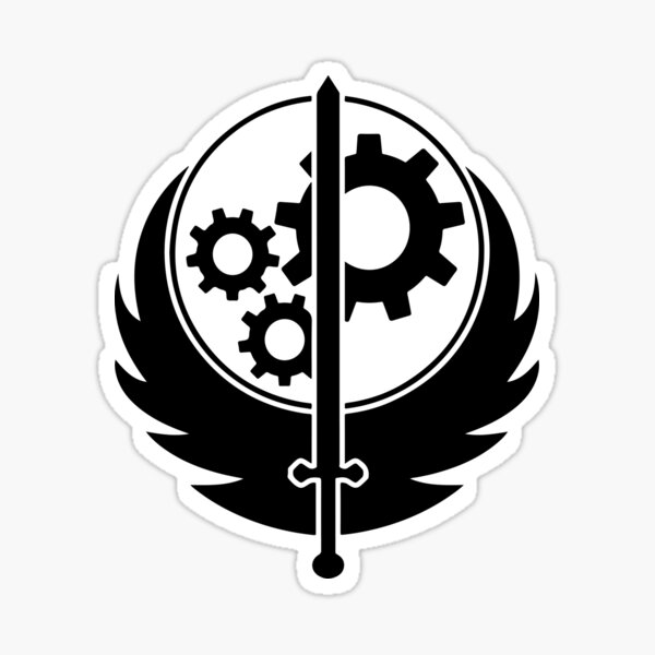 Bruderschaft aus Stahl Sticker