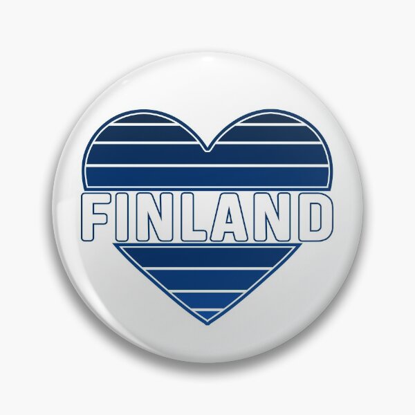 Item preview, I Love Finland, Suomi, Finnish Heart designed and sold by Celticana.