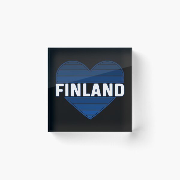 Item preview, I Love Finland, Suomi, Finnish Heart designed and sold by Celticana.