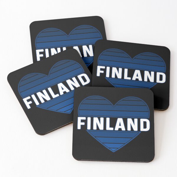 Item preview, I Love Finland, Suomi, Finnish Heart designed and sold by Celticana.