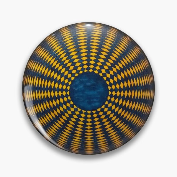 Item preview, Spirograph Geomandala: Blue-Yellow designed and sold by TravellingAlle.