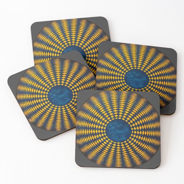 Item preview, Spirograph Geomandala: Blue-Yellow designed and sold by TravellingAlle.