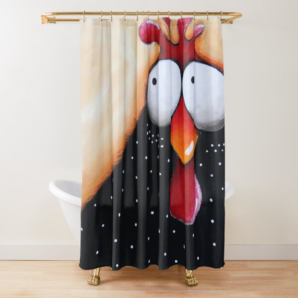 Chicken soup Shower Curtain