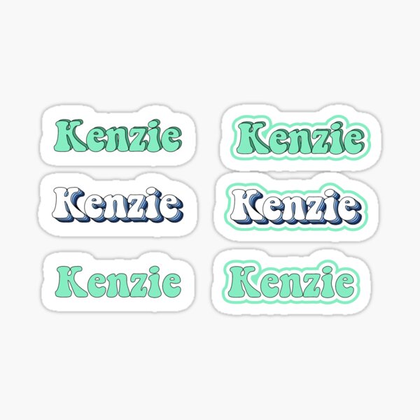 Kenzie Sticker Pack Sticker For Sale By Emilyshieldss Redbubble