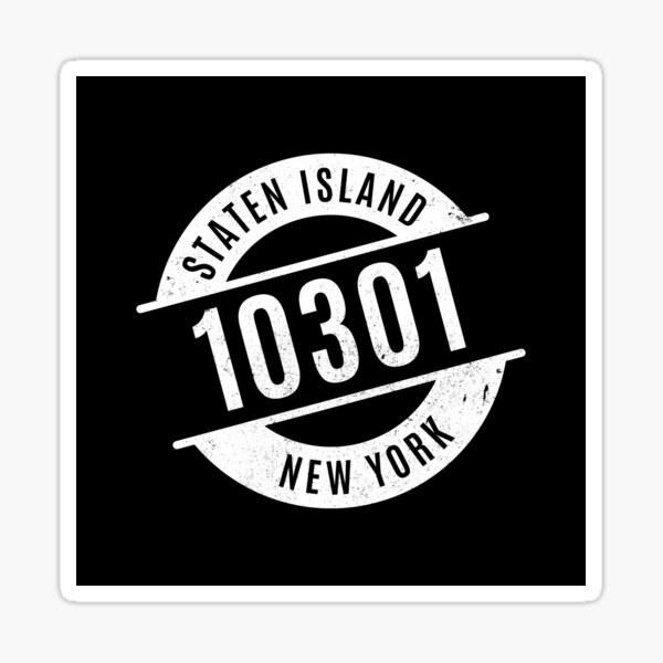"Yonkers New York 10701 Zip Code" Sticker by creativecurly Redbubble