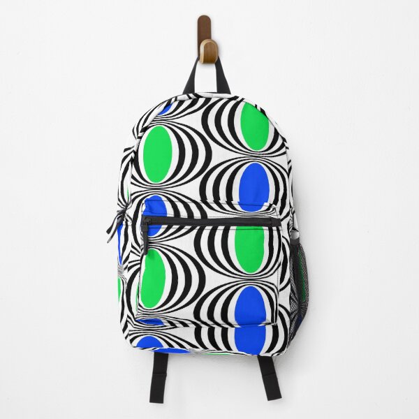 Item preview, Blue Green Black Circles designed and sold by Lois Eastlund.