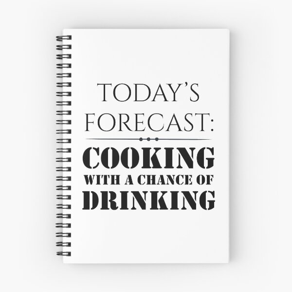 Item preview, Todays forecast Cooking with A Chance of Drinking, BBQ Gifts For Him Grilling designed and sold by MalikaBela.