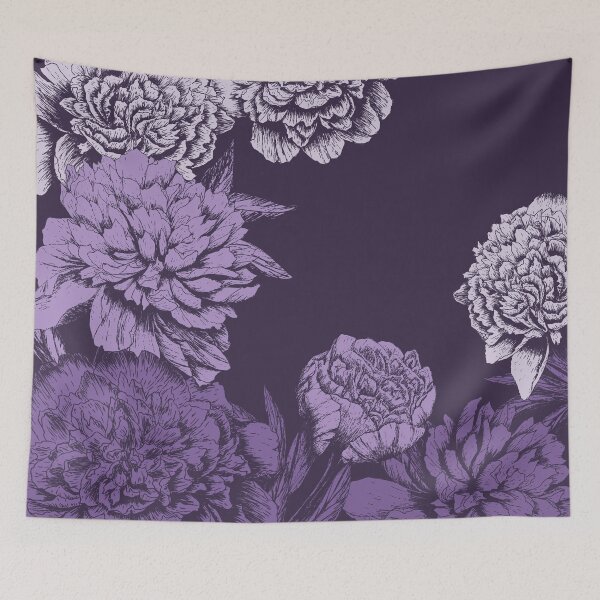 Item preview, VIOLET FLORAL SYMPHONY designed and sold by magicdreams.