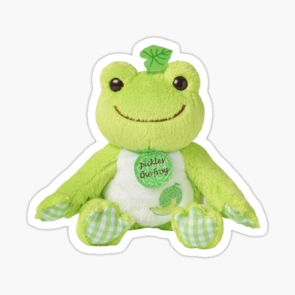 pickles the frog plush