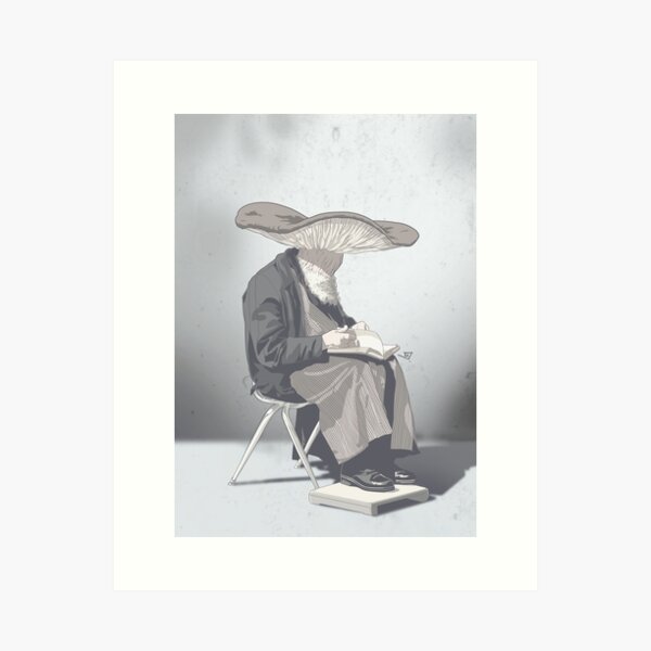 Mushroom Sage Art Print