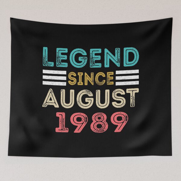 Item preview, Retro Vintage 31st Birthday Legend Since August 1989 designed and sold by meedTee.