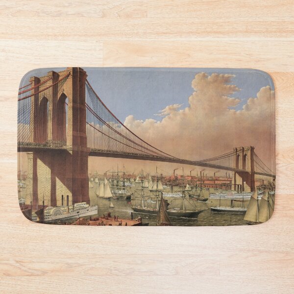 Item preview, The Great East River Suspension Bridge - 1883 designed and sold by warishellstore.