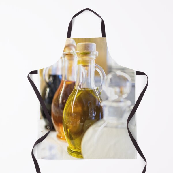 Item preview, Traditional glass bottles filled with olive oil, balsamic vinegar and red wine vinegar. designed and sold by krisgreenwood.
