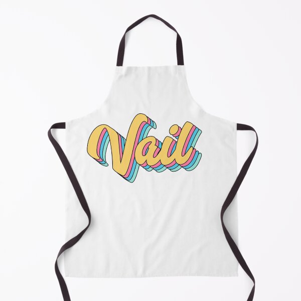 Item preview, Vail Colorado Retro Yellow Script designed and sold by modeoftravel.