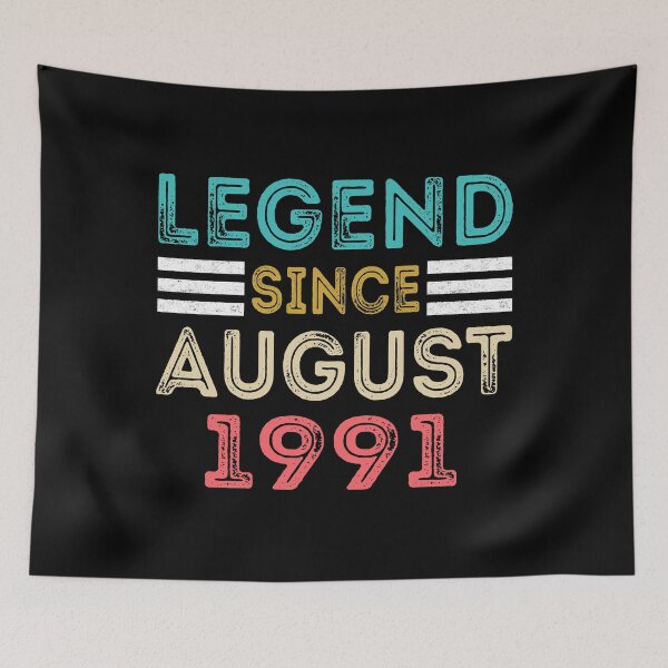 Item preview, Retro Vintage 29th Birthday Legend Since August 1991 designed and sold by meedTee.