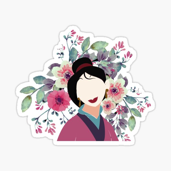 Vista previa del artículo con la obra «flor que florece en la adversidad», diseñado y vendido por Kool Stickers.