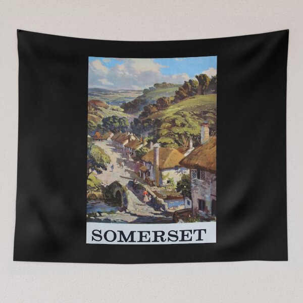 Item preview, Railway Poster Somerset designed and sold by stickart-marek.