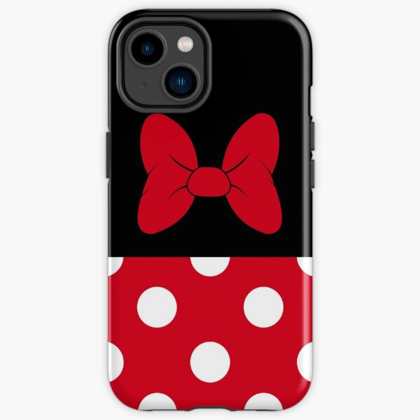 Cute 3D Minnie Mouse Camera Case with Polka Dots Lanyard MC Fashion iPhone 12 Pro Max Case Shockproof Protective Soft Silicone Case for iPhone 12 Pro Max 6.7 inch 2020 