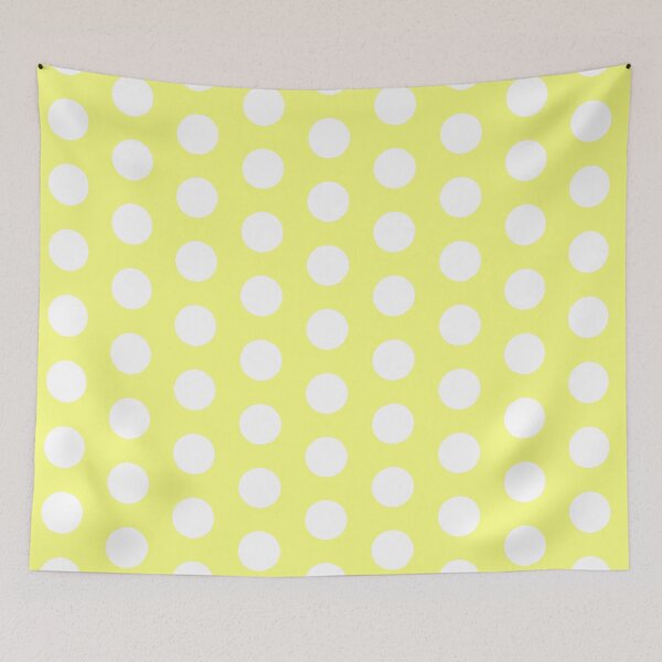 Item preview, White Dot on Yellow Background designed and sold by PatooPalette.
