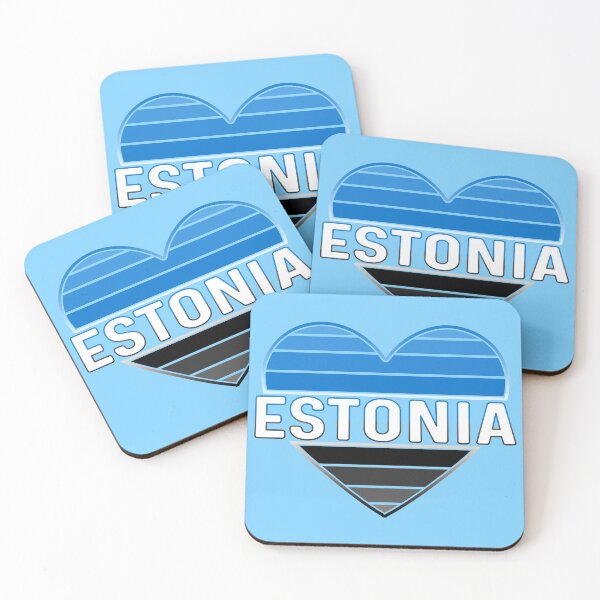 Item preview, I Love Estonia, Estonian Heart designed and sold by Celticana.