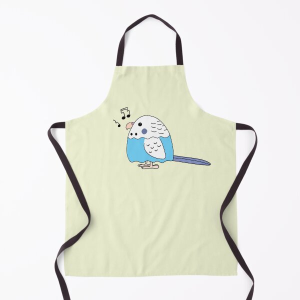Item preview, Chubby blue white singing budgie designed and sold by Koalaslifestyle.