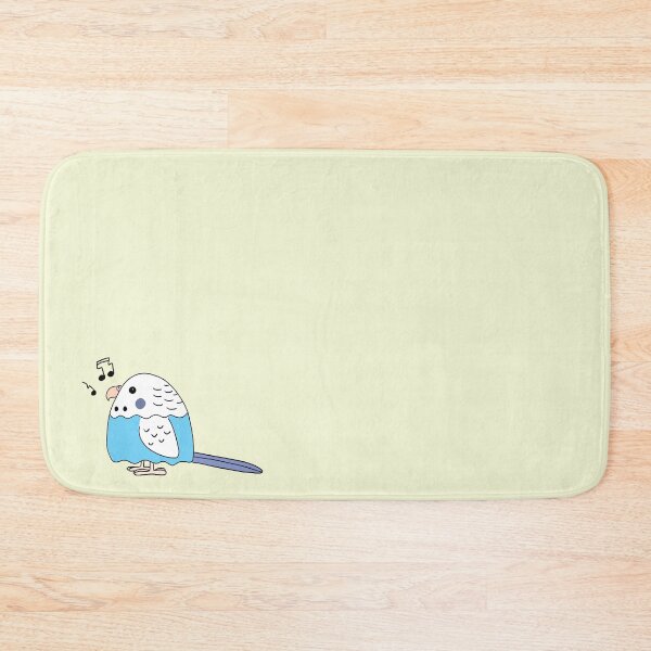 Item preview, Chubby blue white singing budgie designed and sold by Koalaslifestyle.