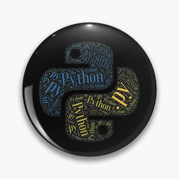 Python Logo Pins and Buttons | Redbubble