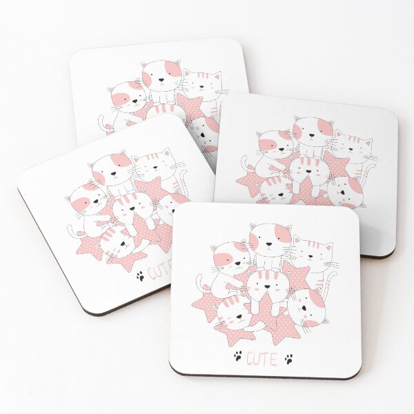 Item preview, Strawberry Cats and Stars designed and sold by masterbones.