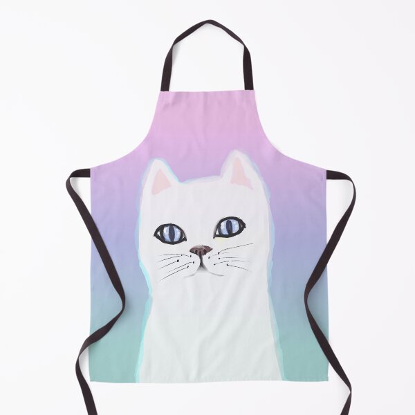 Item preview, white cat designed and sold by ultimawiz.
