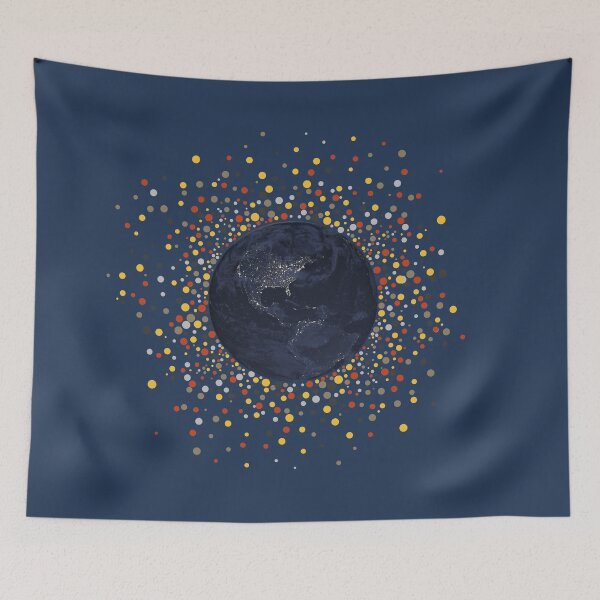 Item preview, Solar Eclipse Abstract Earth Globe designed and sold by cssdru.