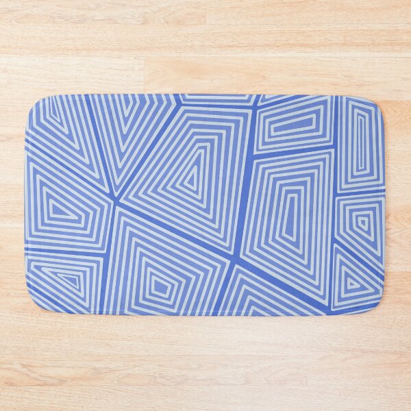 Item preview, Blue Quadrilateral Pattern designed and sold by -alanna-.