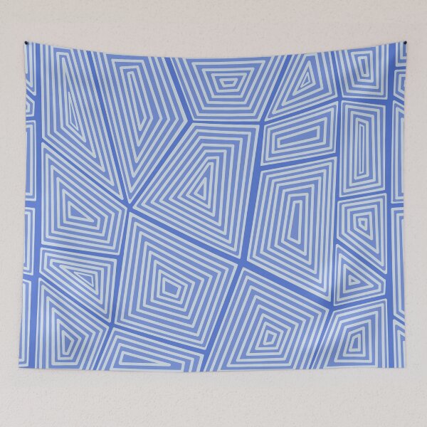 Item preview, Blue Quadrilateral Pattern designed and sold by -alanna-.