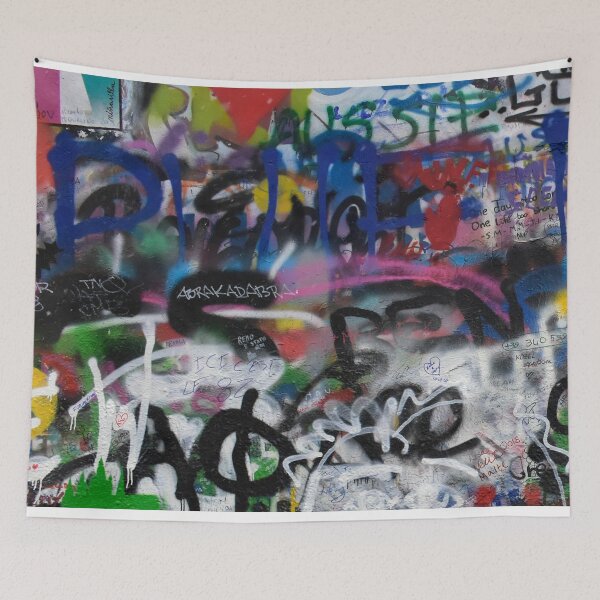 Item preview, GRAFFITI - WALLS - ABSTRACT - FACE MASK. designed and sold by Tropical Blood.