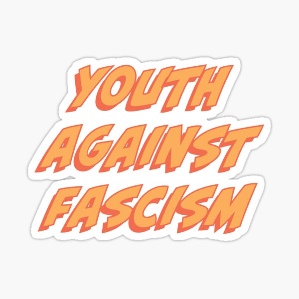 Vista previa del artículo con la obra «Jóvenes contra el fascismo», diseñado y vendido por Minnip0ps.
