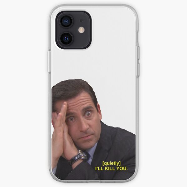 Das Büro Michael "Ich werde dich töten" iPhone Flexible Hülle