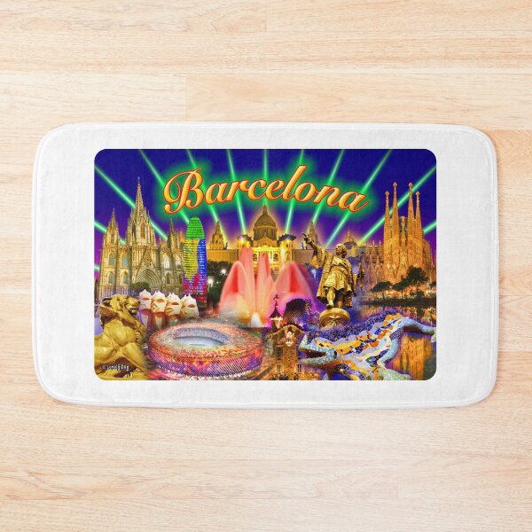 Item preview, Barcelona Monuments by Night Famous Lovely Day Design designed and sold by Lovely Day.