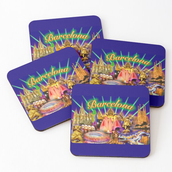 Item preview, Barcelona Monuments by Night Famous Lovely Day Design designed and sold by Lovely Day.