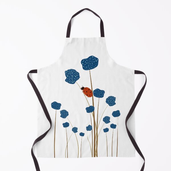 Item preview, Blue Flowers With Ladybug for Ladybug Lovers designed and sold by mcshirtface.