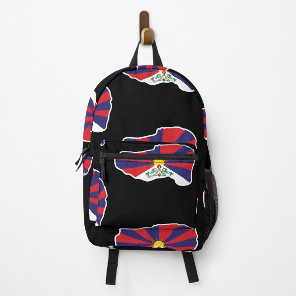 Item preview, Tibetan National Flag in a Tibet Map designed and sold by Tib Merch.