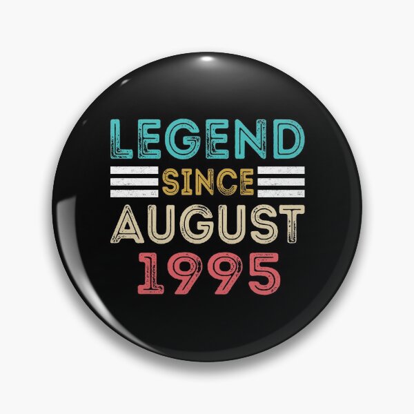 Item preview, Retro Vintage 25th Birthday Legend Since August 1995 designed and sold by meedTee.