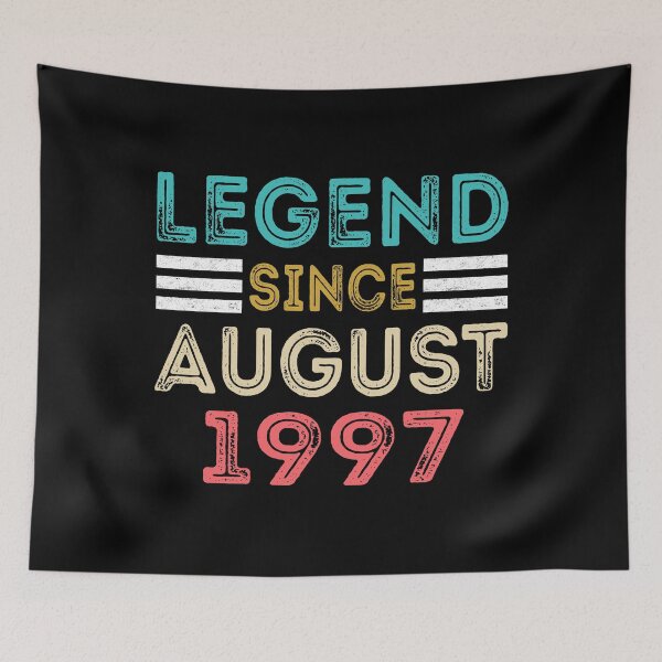Item preview, Retro Vintage 23rd Birthday Legend Since August 1997 designed and sold by meedTee.
