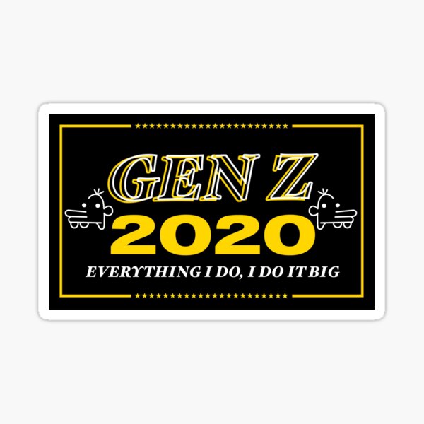 Gen Z 2020 The Manny Edition Sticker