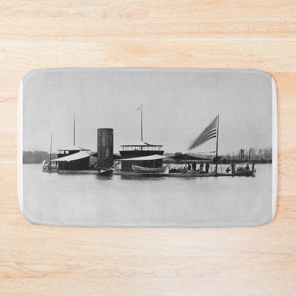 Item preview, Monitor Ironclad With Double Turrets - USS Onondaga - 1864 designed and sold by warishellstore.