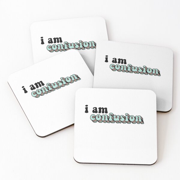 Item preview, I am Confusion Pastel Rainbow Sticker designed and sold by laurencude.