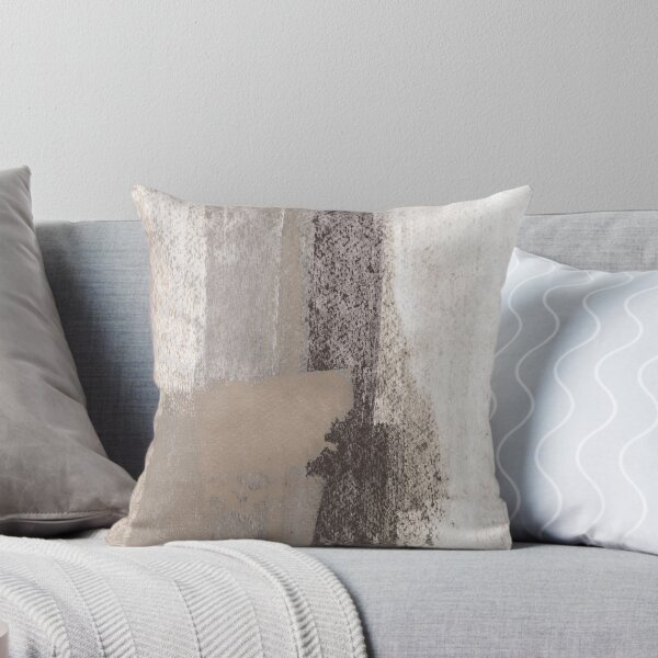 Item preview, Taupe and Charcoal Grey Modern Abstract Painting designed and sold by Janine Aykens.