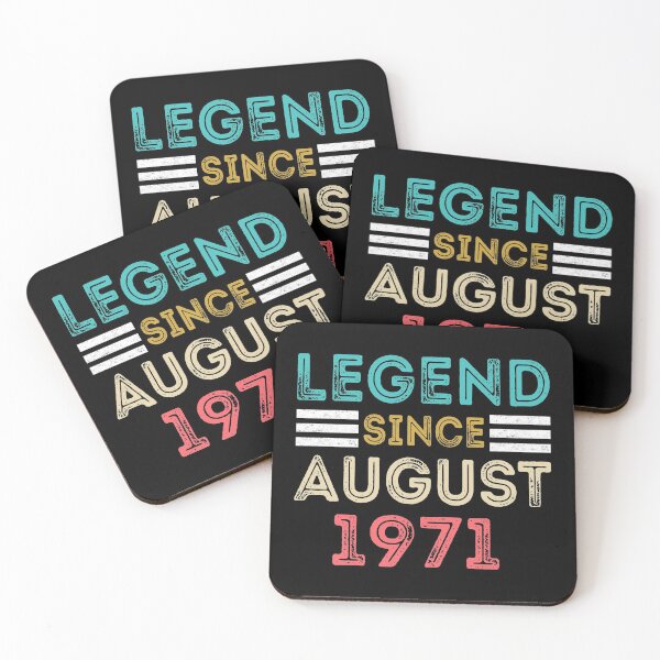 Item preview, Retro Vintage 49th Birthday Legend Since August 1971 designed and sold by meedTee.