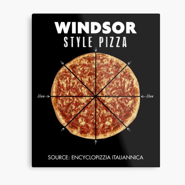 "Regional Shredded Pepperoni Pizza Windsor Style" Metal Print For Sale ...