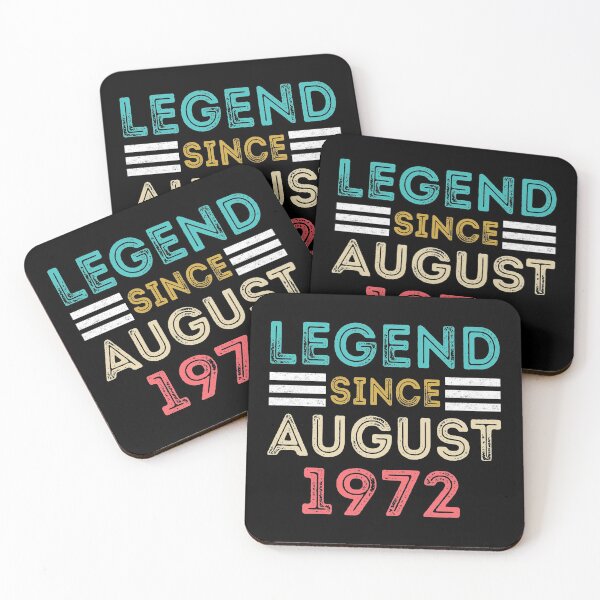Item preview, Retro Vintage 48th Birthday Legend Since August 1972 designed and sold by meedTee.